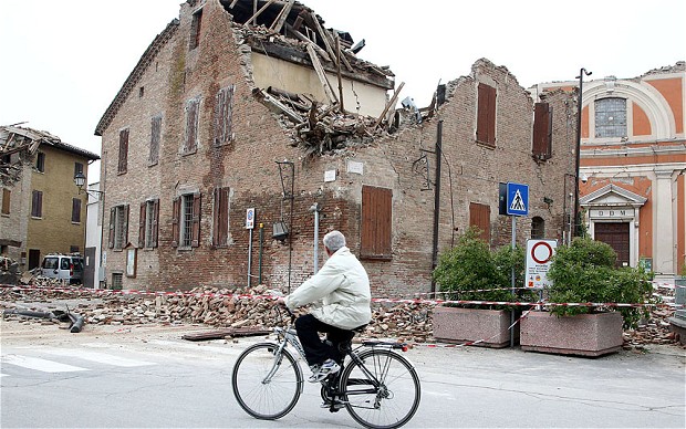 Италия землетресение