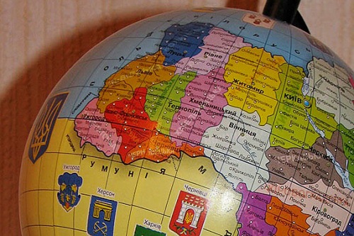 Украина Карта Глобус