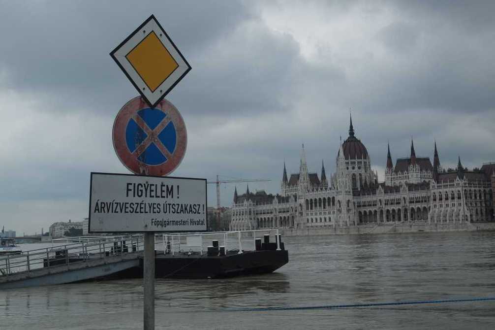 Будапешт Венгрия Потоп Дунай