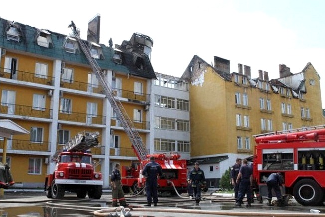 Отель Верховина Пожар Киев Украина